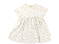 Wheat dress Nova chalk flowers